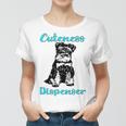 Miniature Schnauzer At Home Cuteness Dispenser Multi Tasking Dog Women T-shirt