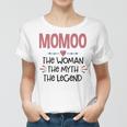 Momoo Grandma Gift Momoo The Woman The Myth The Legend Women T-shirt