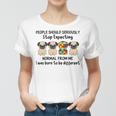 People Should Seriously Stop Expecting Shirt Pug Lovers Autism Awareness Month Shirts Women T-shirt