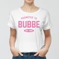 Promoted To Bubbe Baby Reveal Gift Jewish Grandma Women T-shirt