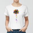 Rainbow Sunflower Love Is Love Lgbt Gay Lesbian Pride Women T-shirt
