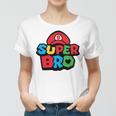 Super Bro Funny Brother Video Gaming Lover Gift Birthday Holiday By Mesa Cute Women T-shirt