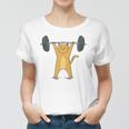 Weightlifting - Cat Barbell Fitness Lovers Gift Women T-shirt