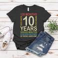 10Th Birthday 10 Years Old Vintage Retro 120 Months Boy Girl Women T-shirt Funny Gifts