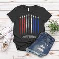 Air Force Us Veterans 4Th Of JulyAmerican Flag Women T-shirt Funny Gifts