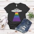 Alien Abduction Gay Pride Lgbtq Gaylien Ufo Proud Ally Women T-shirt Unique Gifts