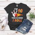 Bowling Birthday 10 Years Old Boy Tee Funny Bowler Girl Kids Women T-shirt Unique Gifts