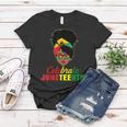 Celebrate Juneteenth Messy Bun Black Women Melanin Pride Women T-shirt Unique Gifts