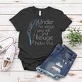 Christian Under His Wings You Will Find Refuge Bible Verse Women T-shirt Unique Gifts