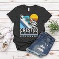 Crested Butte Colorado Retro Snowboard Women T-shirt Unique Gifts