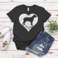 Distressed Cane Corso Heart Dog Owner Graphic Women T-shirt Unique Gifts