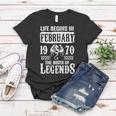 February 1970 Birthday Life Begins In February 1970 Women T-shirt Funny Gifts