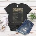 Fernandez Name Gift Fernandez Facts Women T-shirt Funny Gifts