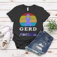 Gerd Awareness Vintage Periwinkle Blue Ribbon Gastroesophageal Reflux Disease Gerd Awareness Women T-shirt Funny Gifts