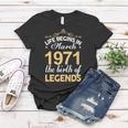 March 1971 Birthday Life Begins In March 1971 V2 Women T-shirt Funny Gifts