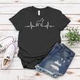 Minimalist Heartbeat Cropped Great Dane Women T-shirt Funny Gifts