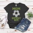 Mom Of The Birthday Boy Soccer Lover Vintage Retro Women T-shirt Funny Gifts