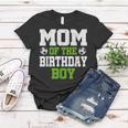 Mom Of The Birthday Boy Soccer Player Vintage Retro Women T-shirt Funny Gifts
