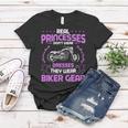 Motorcycle Real Princesses Wear Biker 483 Shirt Women T-shirt Funny Gifts