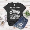 Motorcycles When Four Wheels Cage Is 461 Shirt Women T-shirt Funny Gifts