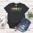 Not A Phase Moon Lgbt Gay Pride Women T-shirt Unique Gifts