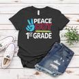 Peace Out 1St Grade Last Day Of School Teacher Girl Boy Women T-shirt Unique Gifts