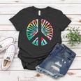 Peace Sign Rainbow Colors 70S 80S Party Women T-shirt Unique Gifts