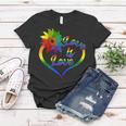 Rainbow Sunflower Love Is Love Lgbt Gay Lesbian Pride V2 Women T-shirt Unique Gifts