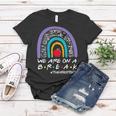 Rainbow We Are On A Break Teacher Off Duty Summer Vacation Women T-shirt Unique Gifts