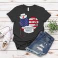 Respiratory Therapist Love America 4Th Of July For Nurse Dad Women T-shirt Funny Gifts