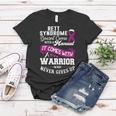 Rett Syndrome Doesnt Come With A Manual It Comes With A Warrior Who Never Gives Up Purple Ribbon Rett Syndrome Rett Syndrome Awareness Women T-shirt Funny Gifts