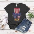 Rottweiler Patriotic Dog Mom & Dad 4Th Of July Usa Women T-shirt Funny Gifts