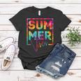 Summer Vibes Tie Dye Hello Summer Vacation Women T-shirt Funny Gifts