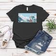The Capybara On Great Wave Women T-shirt Unique Gifts