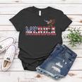 Usa Us American Flag Patriotic 4Th Of July Bald Eagle Merica Women T-shirt Funny Gifts