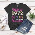 Womens 50 Year Of Being Awesome Made In 1972 Birthday Gifts Vintage Women T-shirt Funny Gifts