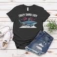 Womens Crazy Shark Lady Animal Ocean Scuba Diving Funny Week Women T-shirt Personalized Gifts