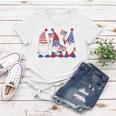 4Th Of July 2022 Patriotic Gnomes Funny American Usa Women T-shirt Unique Gifts