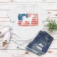 Akita Inu For Dog Mom Dog Dad Usa Flag 4Th Of July Women T-shirt Funny Gifts