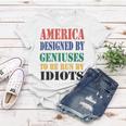 America Designed By Geniuses To Be Run By Idiots Impeach 46 Joe Biden Essential Tshirt Women T-shirt Funny Gifts