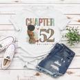 Chapter 52 Years Old 52Nd Birthday Leopard Afro Black Womens Women T-shirt Funny Gifts