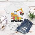 Excavator Shirts For Toddler Boys Girls Easter Eggs Cavator Women T-shirt Funny Gifts