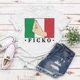 Ficko Italian Hand Sign Women T-shirt Funny Gifts