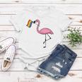 Flamingo Lgbt Flag Cool Gay Rights Supporters Gift Women T-shirt Unique Gifts
