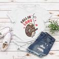 Funny Donut Fall In Love Women T-shirt Funny Gifts