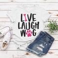 Live Laugh Bark 9 Trending Shirt Women T-shirt Funny Gifts