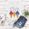 Memorial Day 4Th Of July Holiday Patriotic Ice Cream Women T-shirt Funny Gifts