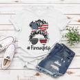 Mom Life And Fire Wife Firefighter Patriotic American Women T-shirt Unique Gifts