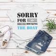 Official Im Sorry For What I Said While I Was Docking The Boat Women T-shirt Funny Gifts