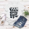 Positive Quote Your Only Limit Is You Kindness Saying Women T-shirt Unique Gifts